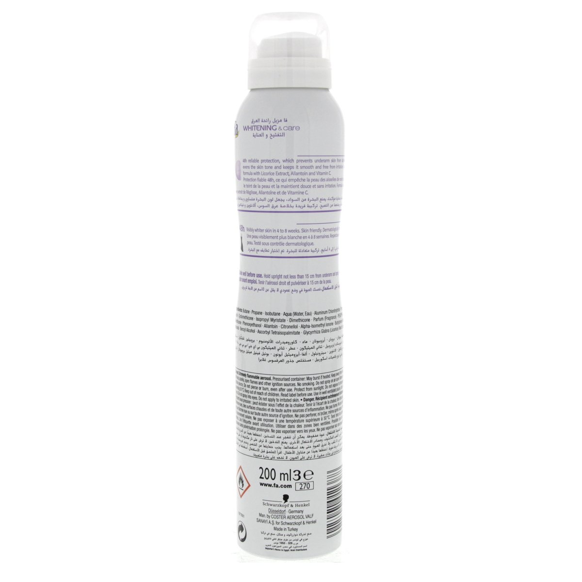 Fa Whitening & Care Deodorant Spray 200 ml