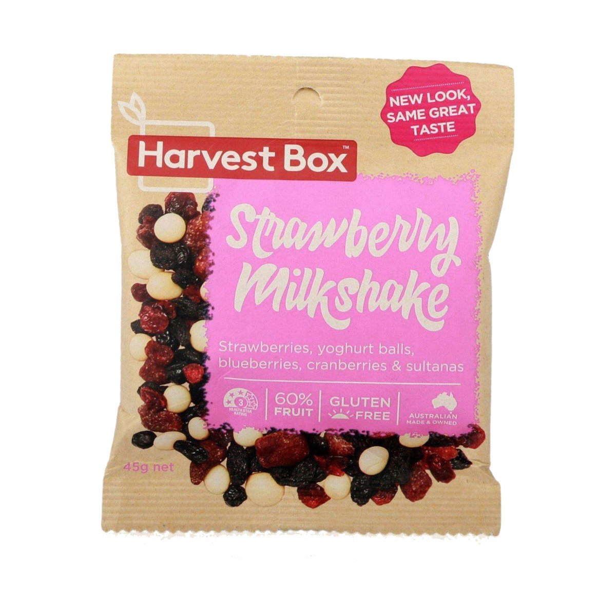 Harvest Box Strawberry Milkshake 45g