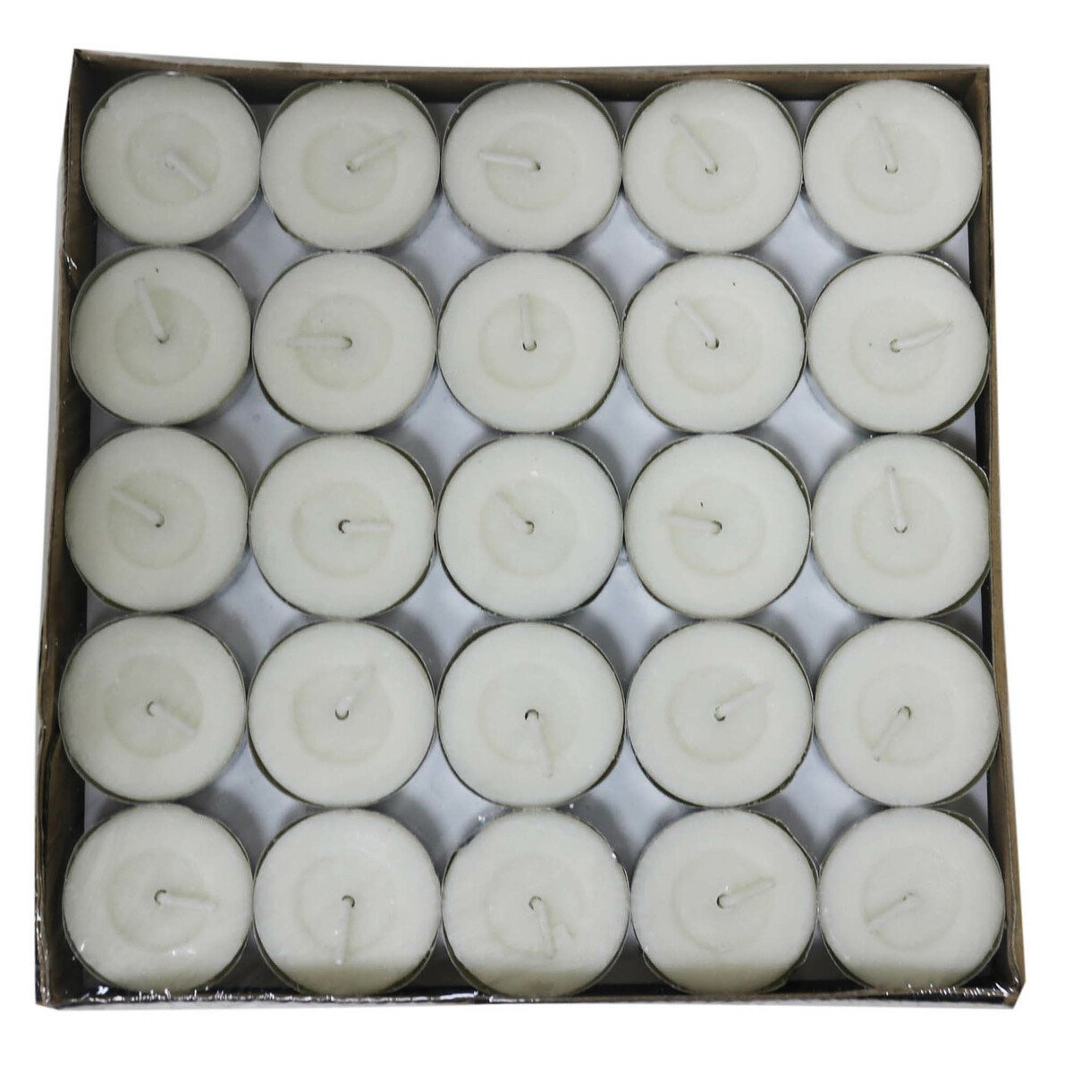 Gelang3 Tealight Candles White 50pcs