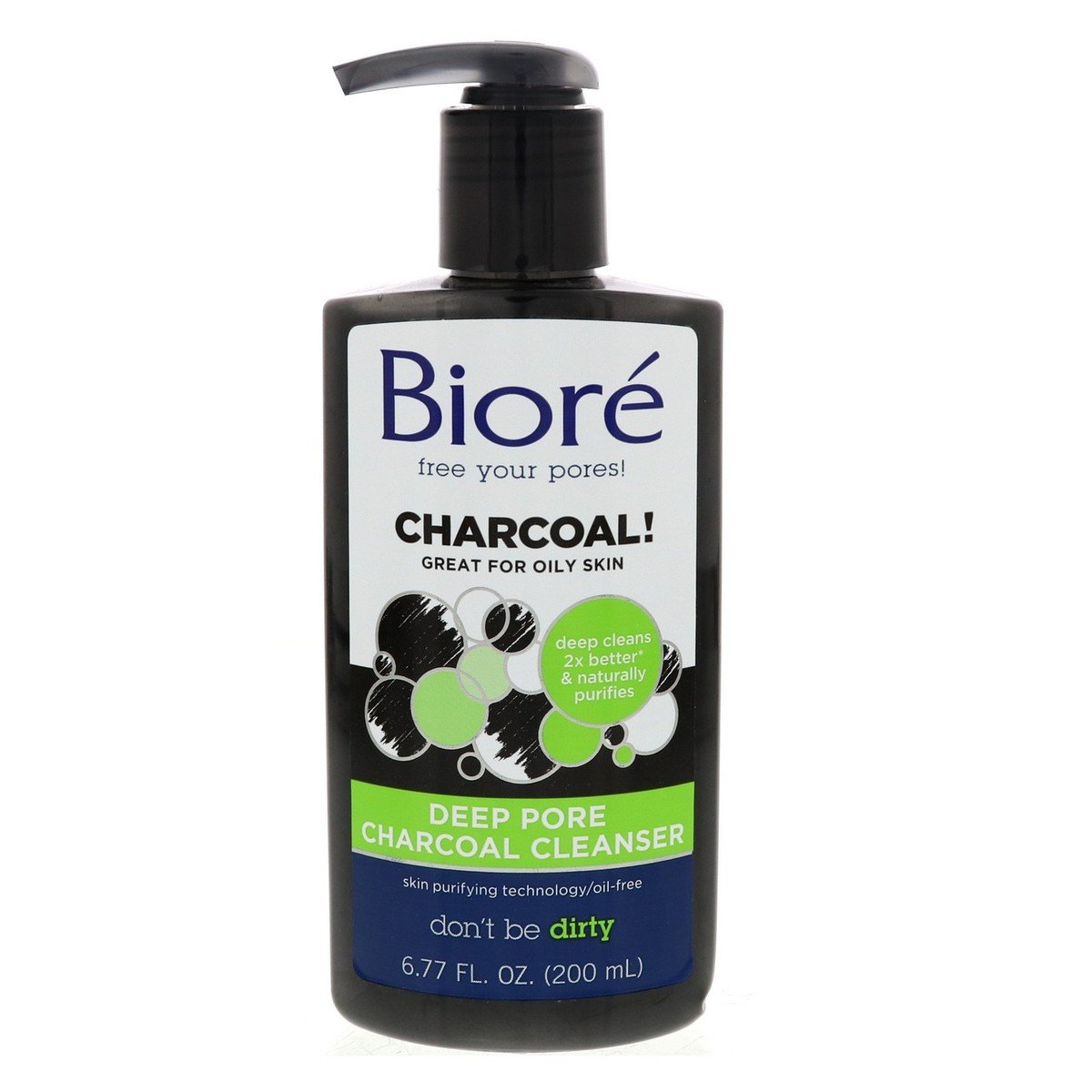 Biore deep Pore Charcoal Cleanser 200 ml