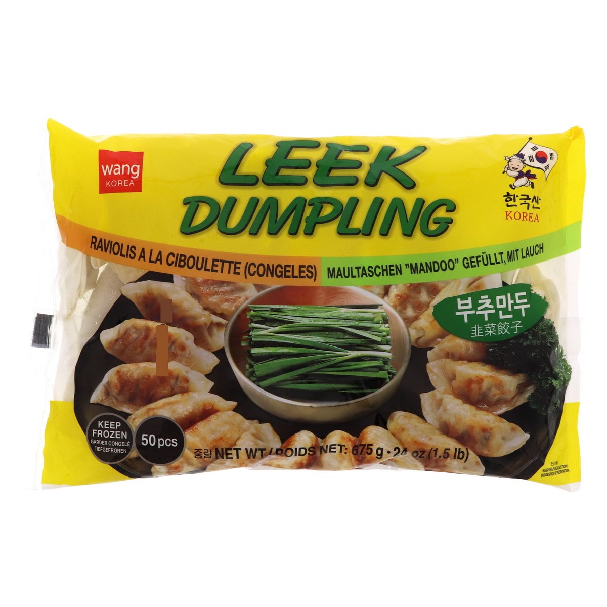 Wang Korea Leek Dumpling 675 g