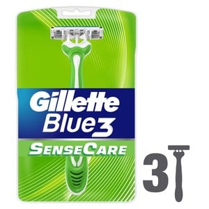Gillette Blue3 Sensitive Care Men’s Disposable Razors 3pcs