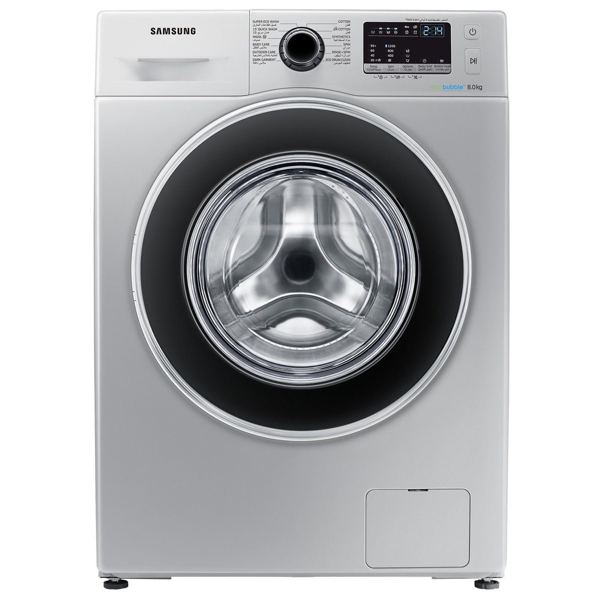 Samsung Front Load Washing Machine WW80J4260GS 8Kg