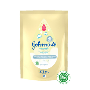 Johnsons & Johnsons Baby Cotton Touch Top to Toe Hair & Body Bath 375ml