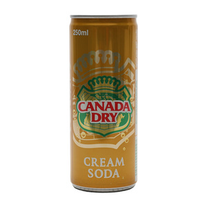 Canada Dry Cream Soda Can 250ml