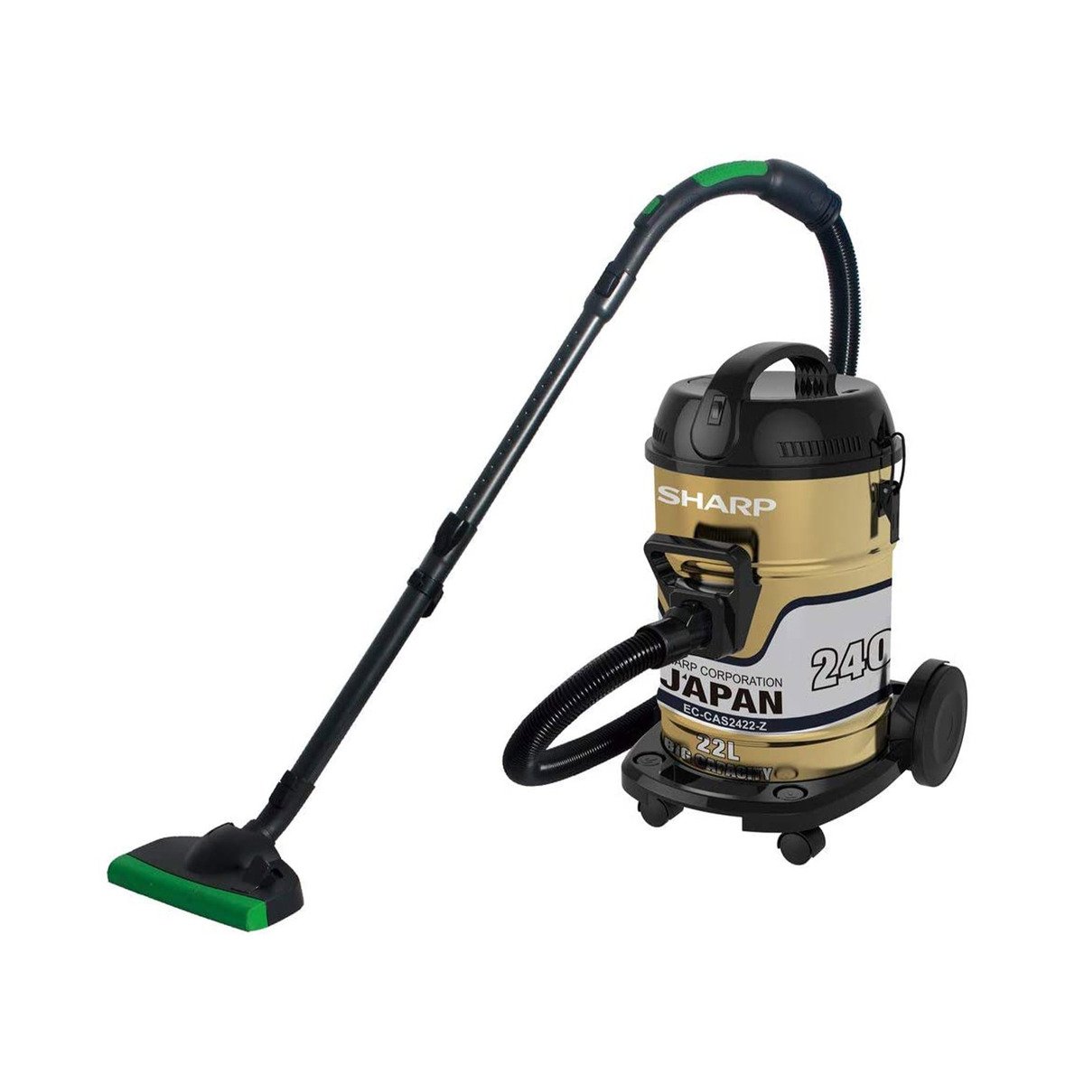 Buy Sharp Vacuum Cleaner EC-CAS2422-Z 2400W Gold Online at Best Price | Drum Vacuum Cleaners | Lulu KSA in Saudi Arabia
