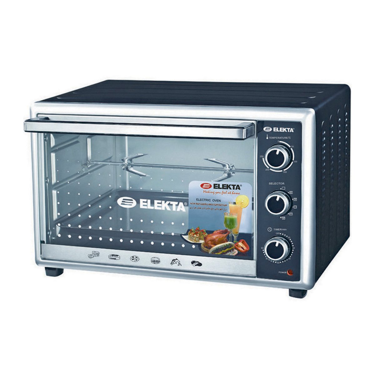Elekta Electric Oven with Rotisserie with Convection EBRO-424CG(K) 42Ltr