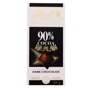 Buy Lindt Excellence 90% Cocoa Dark Chocolate 100 g Online at Best Price | Covrd Choco.Bars&Tab | Lulu Egypt in Saudi Arabia