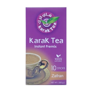 Karak Tea Instant Premix Zafran 10pcs 200g