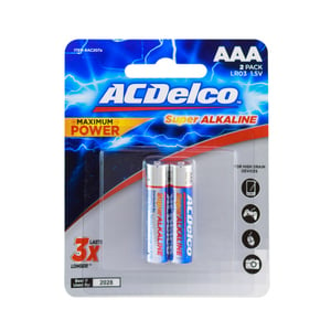 AC Delco Super Alkaline Battery AAA 1.5V 2pcs