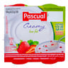 Pascual Yoghurt Creamy Strawberry Low Fat 4 x 125 g
