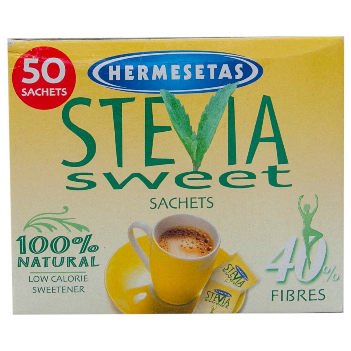 Hermesetas Stevia Sweet Sachets 50 pcs