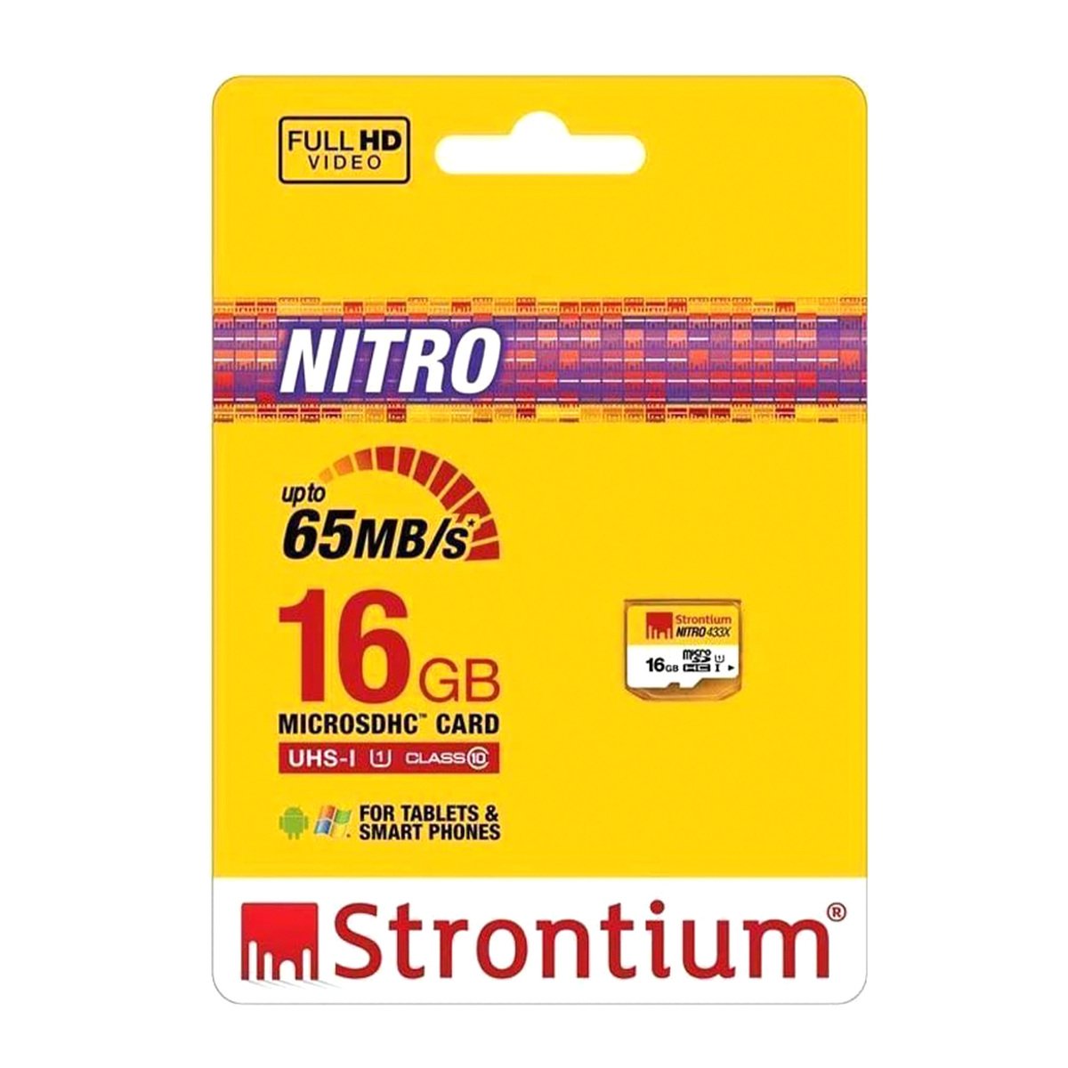 Strontium microSDHC Card SRN16GTFU1R 16GB