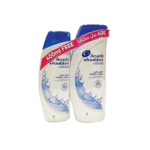 Head & Shoulders Anti Dandruff Shampoo Classic Clean 700ml + 400ml