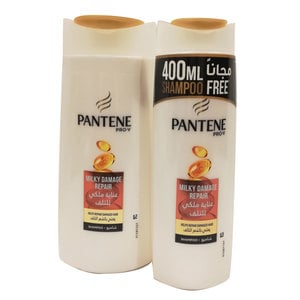 Pantene PRO-V Milky Damage Repair Shampoo 700ml + 400ml