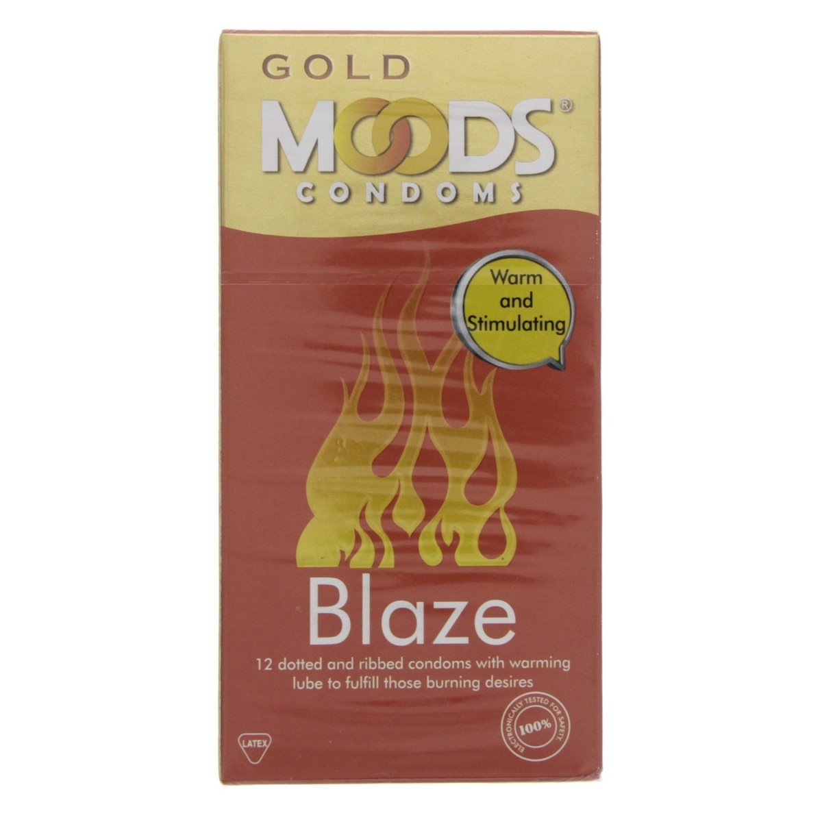 Moods Gold Blaze Condoms 12 pcs