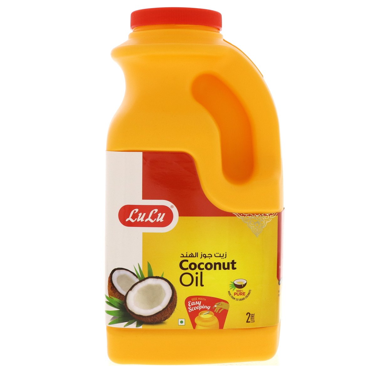 اشتري قم بشراء لولو زيت جوز الهند النقي 2 لتر Online at Best Price من الموقع - من لولو هايبر ماركت Coconut Oil في الكويت