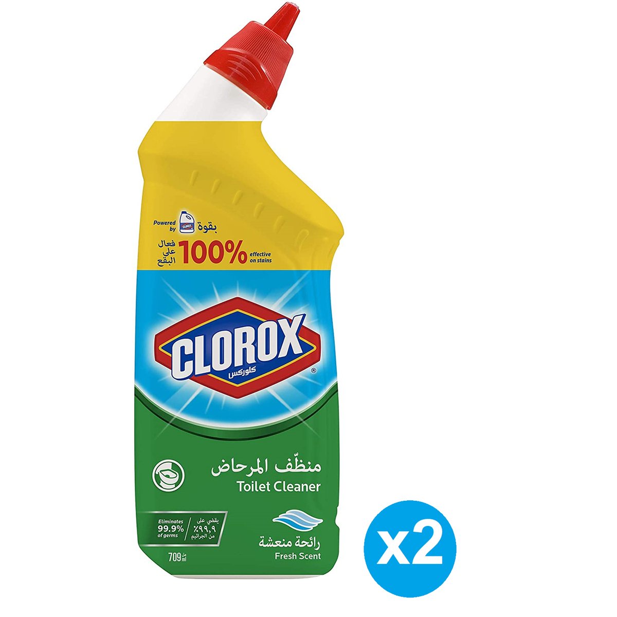 Clorox Toilet Bowl Cleaner Fresh Scent 709ml 1+1