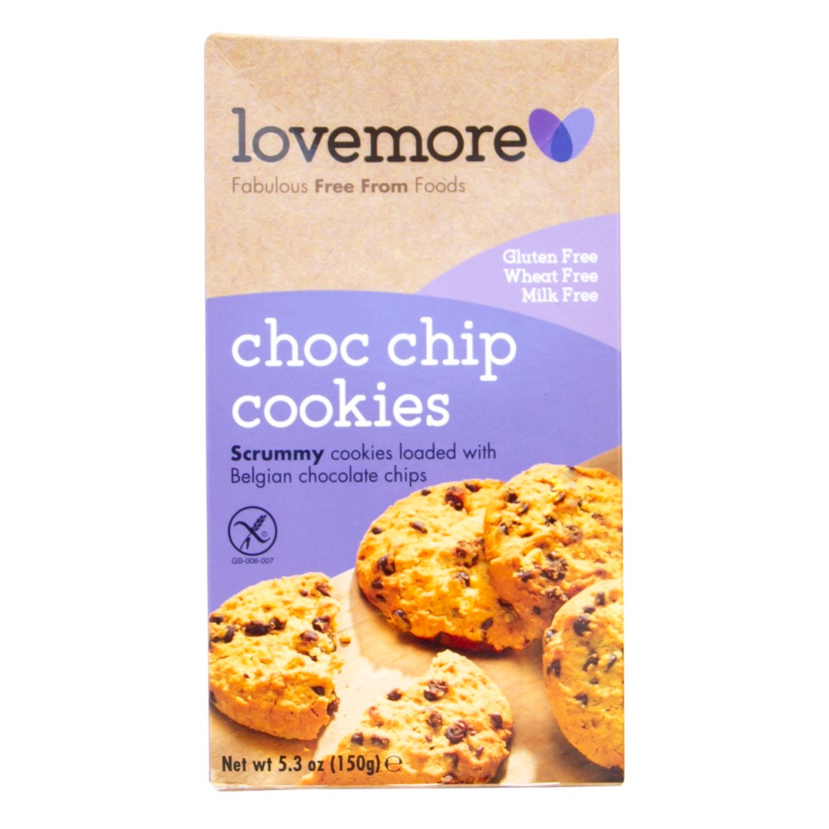 Lovemore Chocolate Chip Cookies 150g