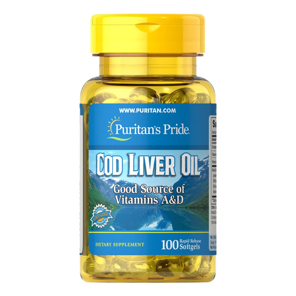 Puritan's Pride Cod Liver Oil 100 pcs