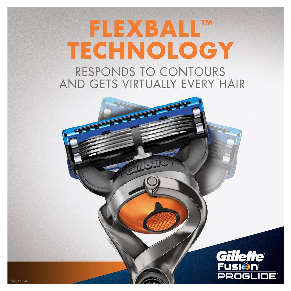 Gillette Fusion ProGlide 5 Flex Ball Men's Razor 1 Handle + 2 Blades