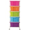 DKW Drawer 5Tiers With Wheel HH-440-5W Assorted Color