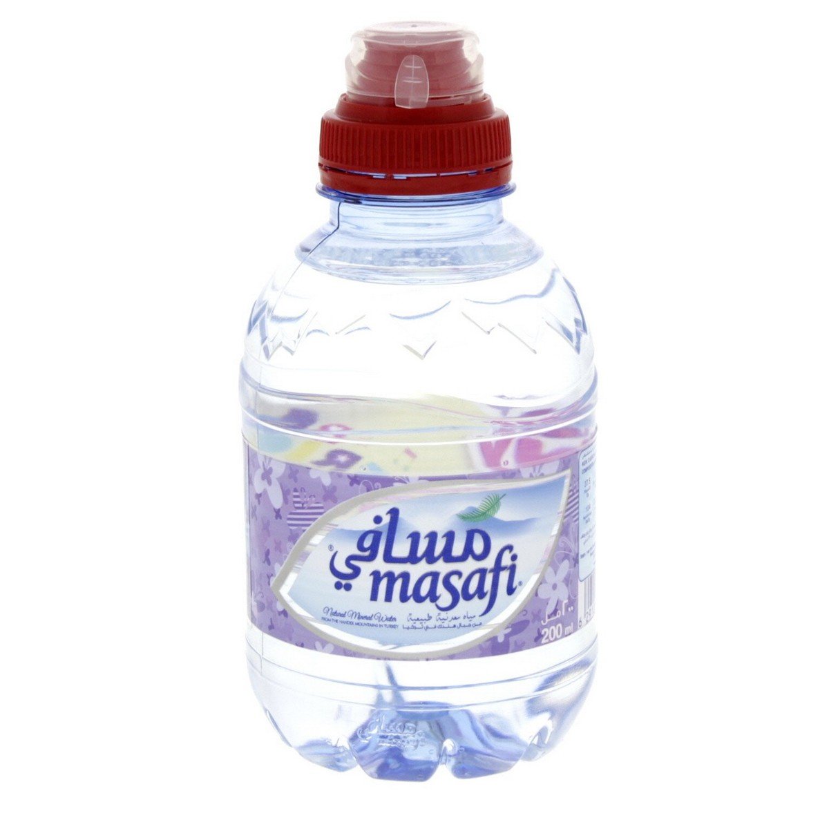 Masafi Little Pony Sports Cap Bottled Drinking Water 12 x 200 ml