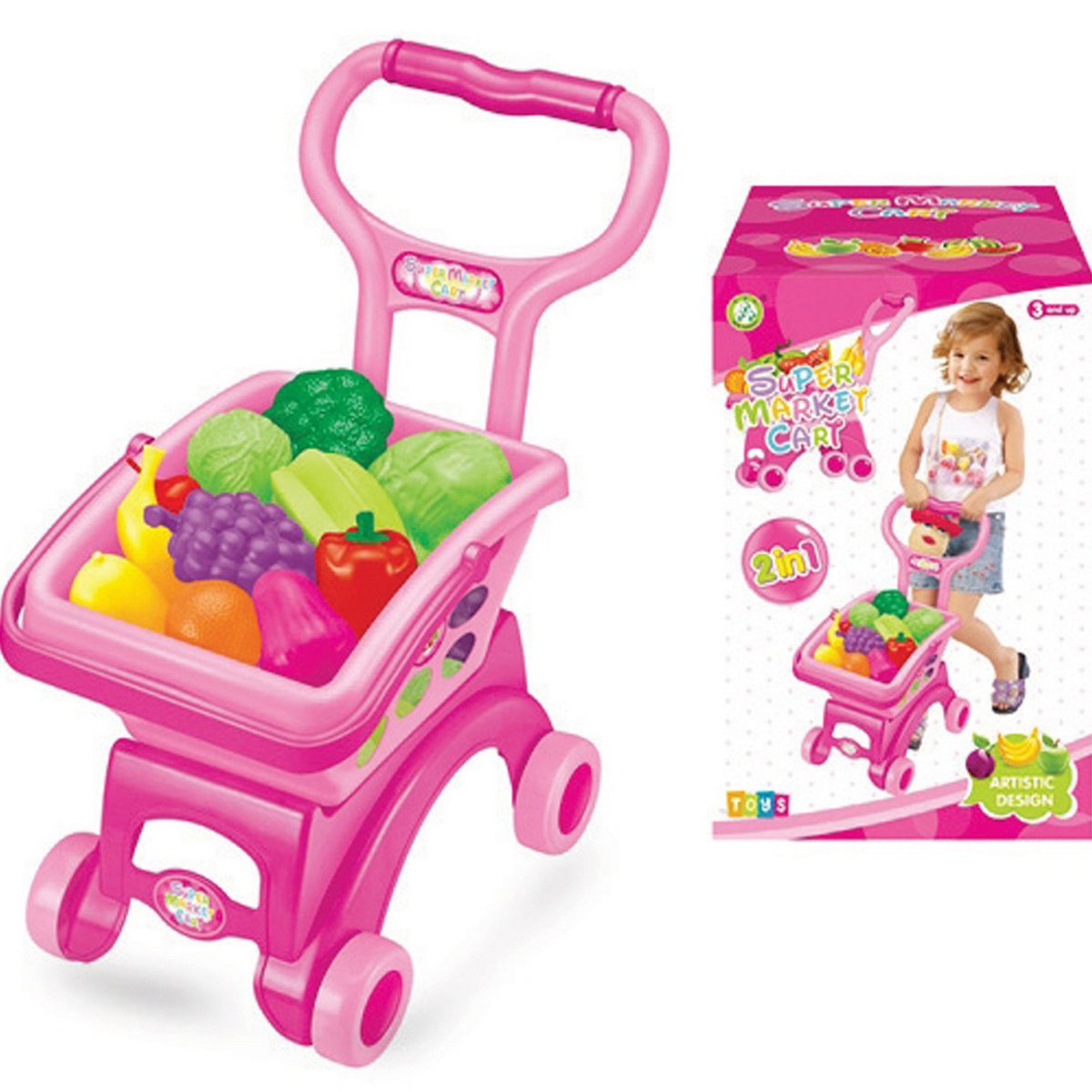 Fabiola Mini Shopping Cart Set NF595-18