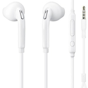 Iends In-Ear Stereo Headset 3.5mm with Microphone, White HS5247