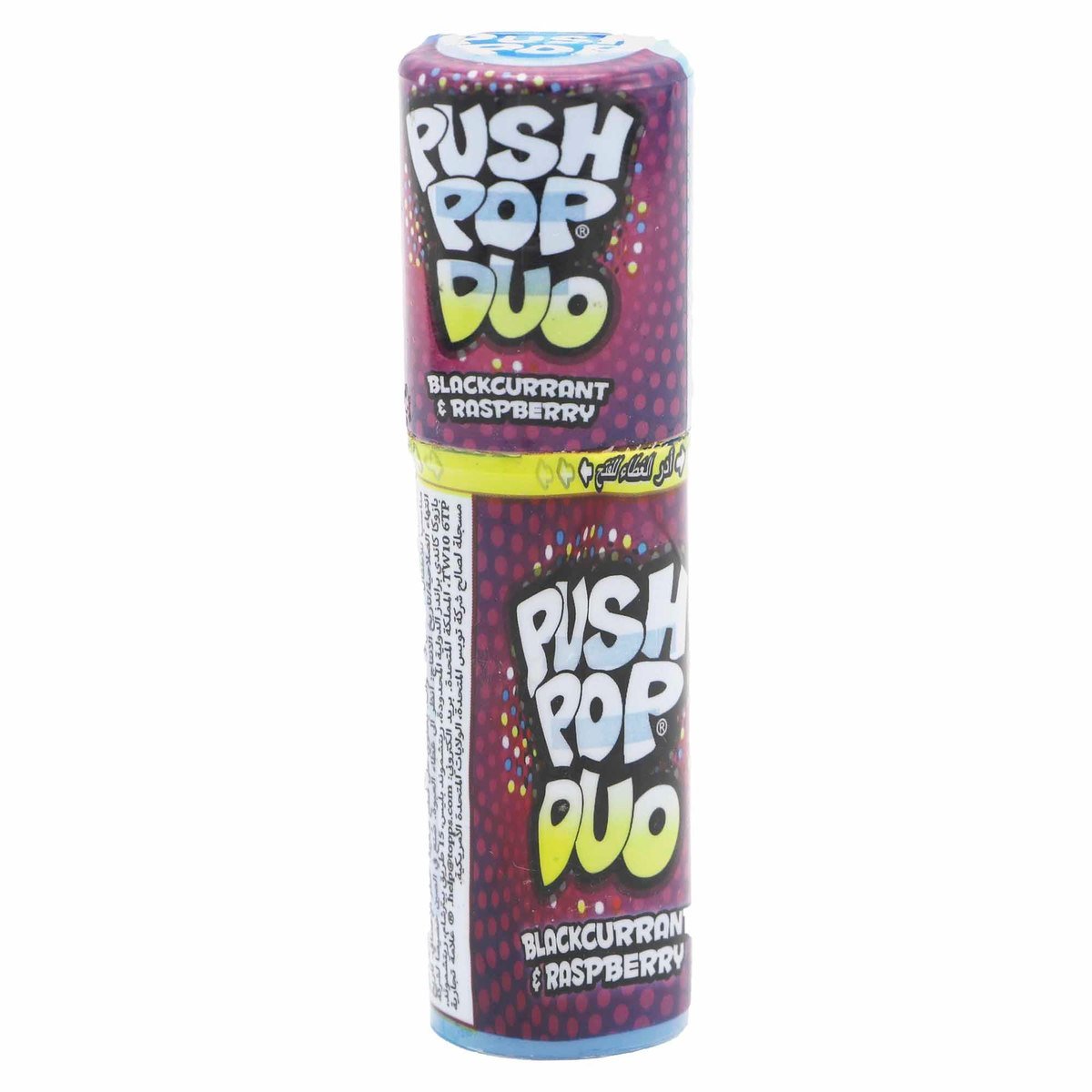 Bazooka Push Pop Duo Blackcurrant & Raspberry 15g