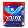 Fine Deluxe Toilet Paper 3ply 4 x 150 Sheets