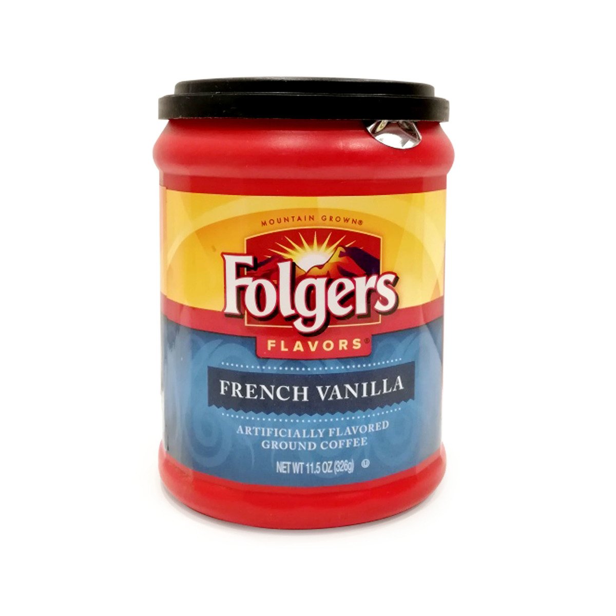 فولجرز قهوة فرنسية مطحونة بنكهة الفانيلا 326جم