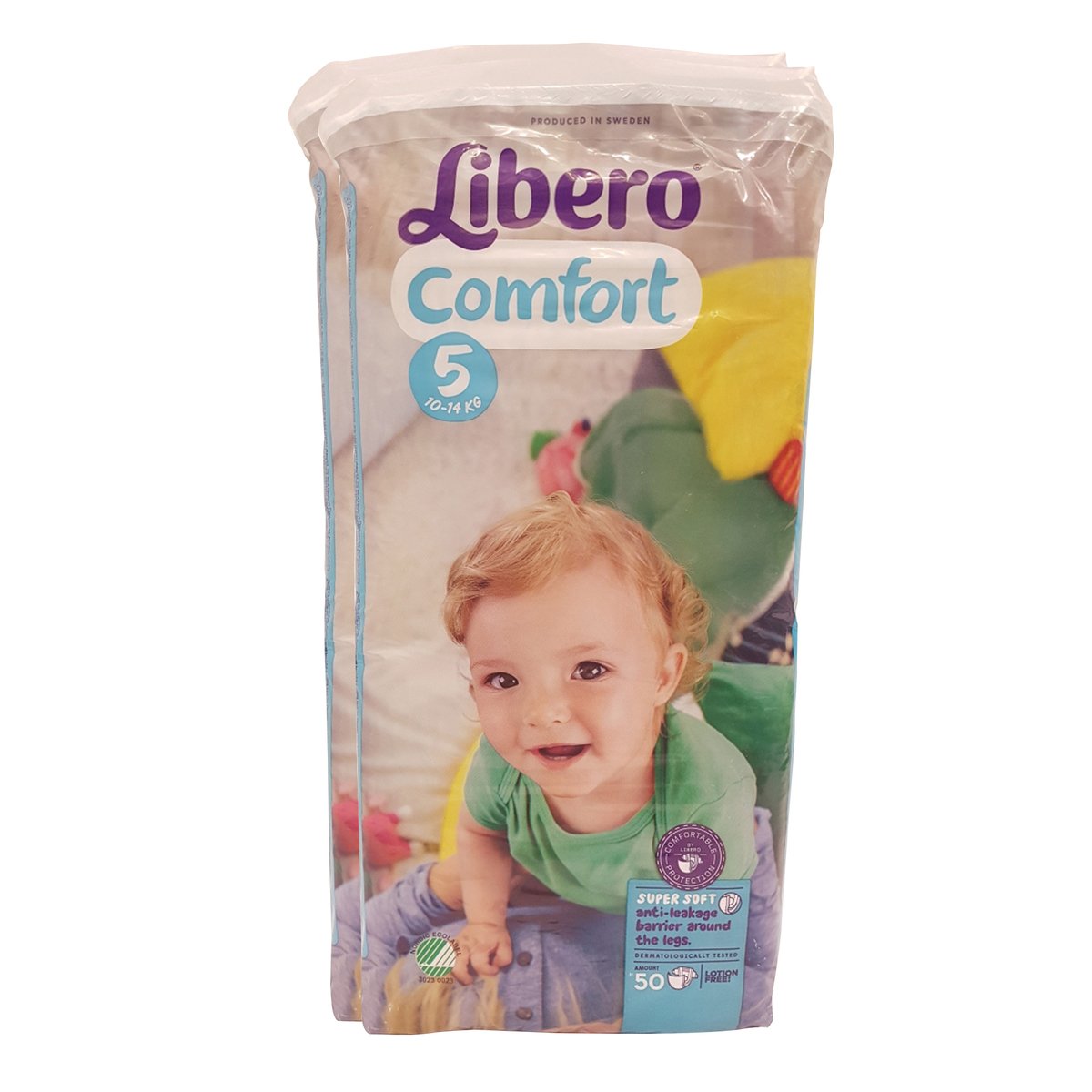Libero Comfort Diapers Size 5, 10-14kg 2 x 50pcs