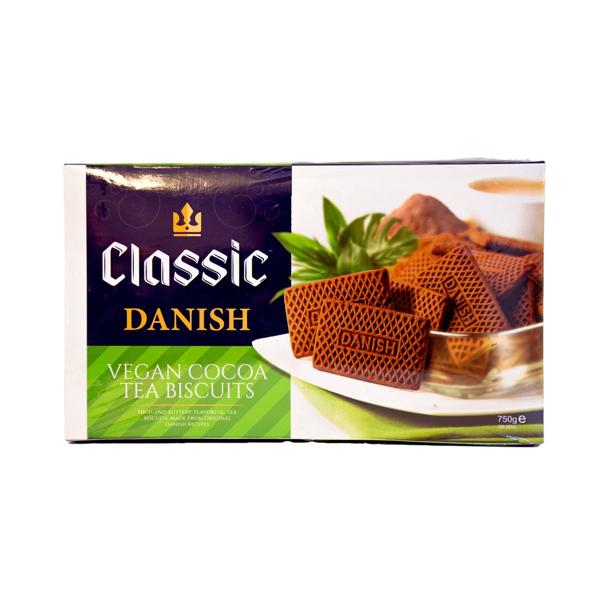 Danish Vegan Cocoa Tea Biscuit 750g