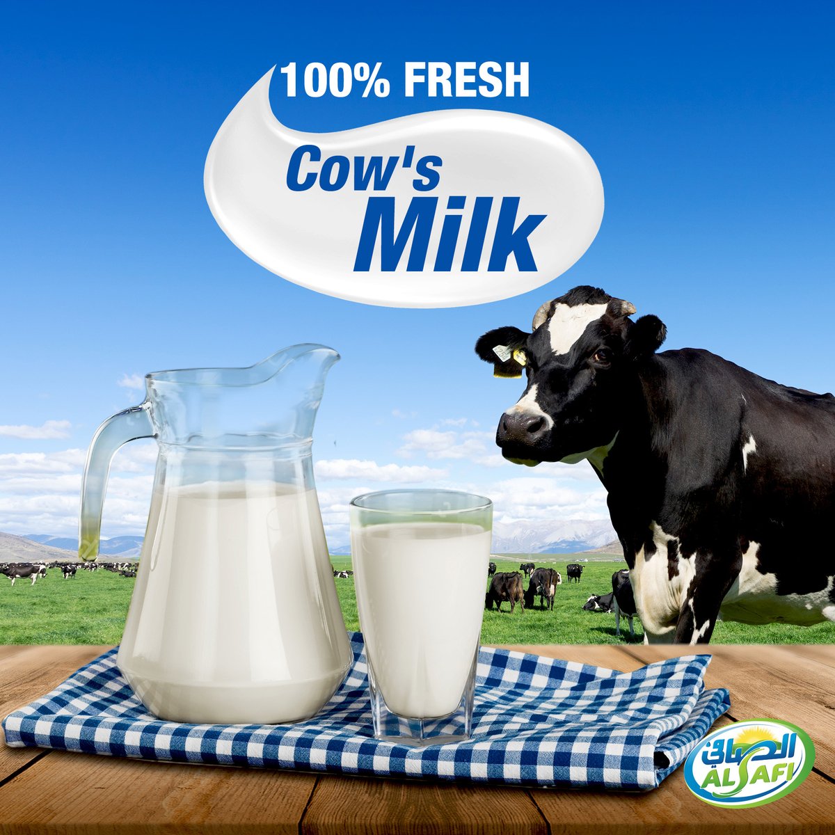 Al Safi Fresh Milk Full Fat 360ml