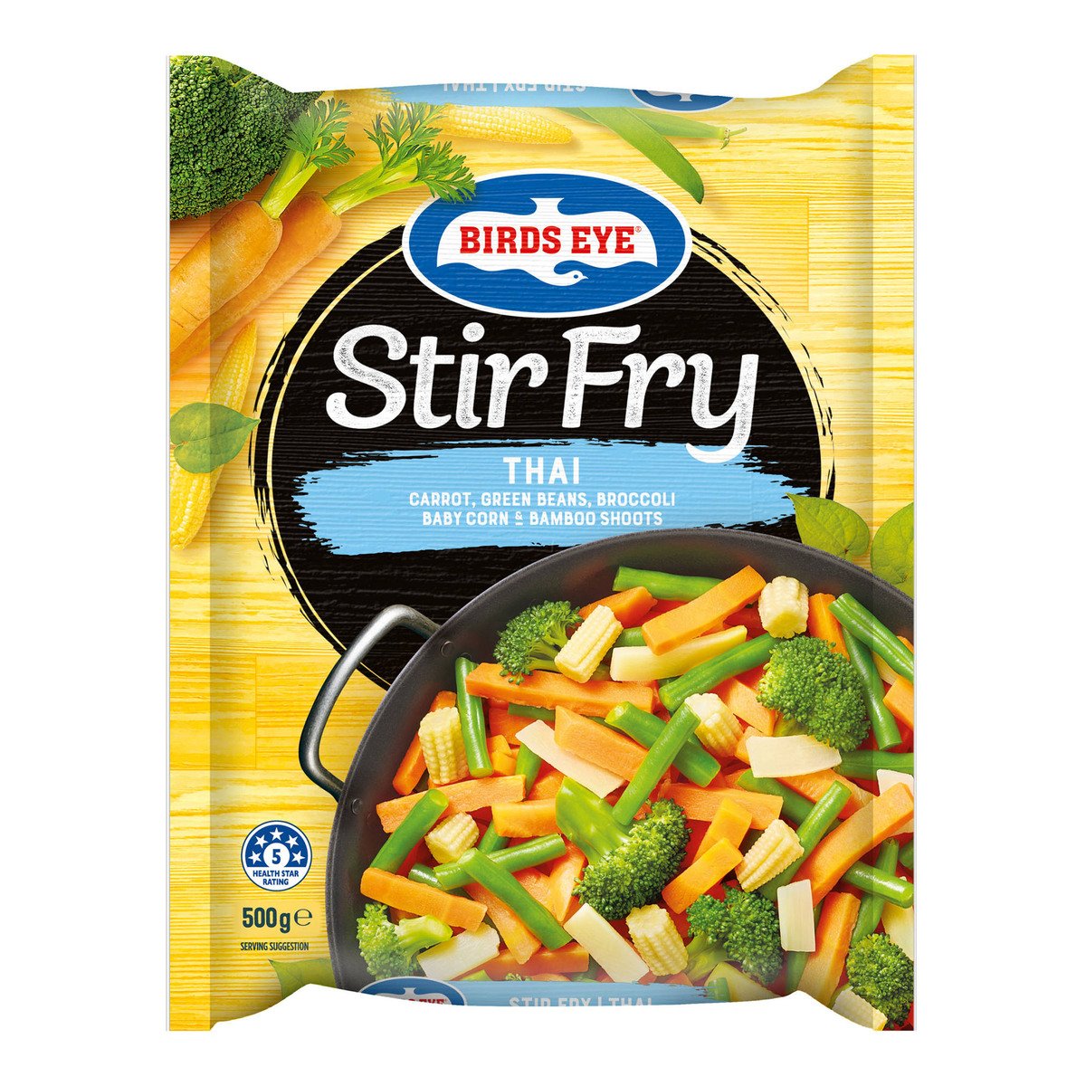 Birds Eye Stir Fry Thai Mix Vegetable 500 g