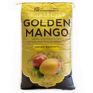 Golden Mango Premium 1121 Indian Basmati Rice 20kg