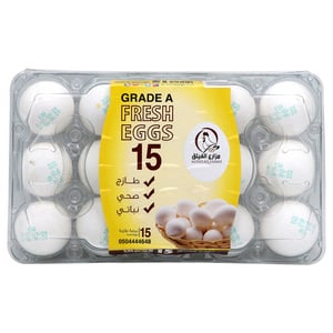 Al Failaq White Eggs Large 15pcs