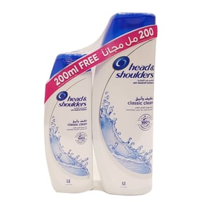 Head & Shoulders Anti dandruff Shampoo Classic Clean 400ml + 200ml