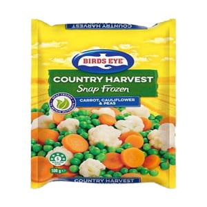 Birds Eye Country Harvest Snap Frozen Carrots, Cauliflower & Peas 500g