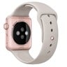 Apple Watch Sport MLC62 42mm Rose Gold Aluminum Case with Stone Sport Band