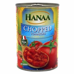 Hanaa Chopped Tomatoes In Tomato Juice 400g