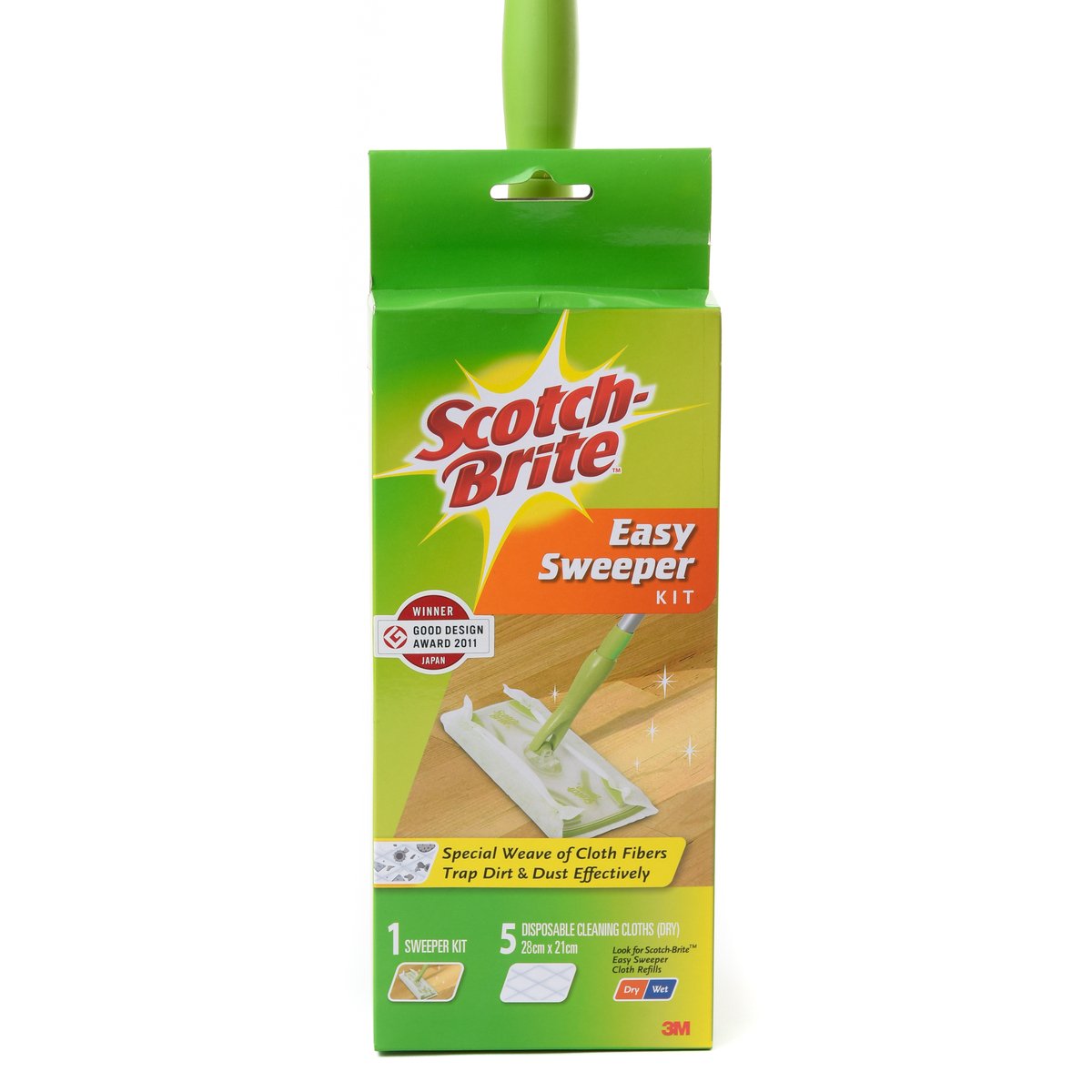سكوتش-برايت طقم مكنسة سهلة التنظيف والاستخدام