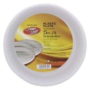 Home Mate Plastic Plate 10inch 25pcs