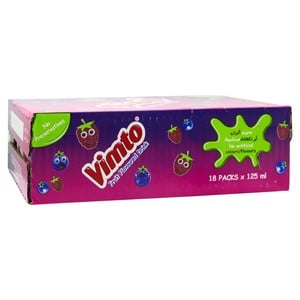 Buy Vimto Fruit Flavoured Drink 18 x 125 ml Online at Best Price | Fruit Juice Tetra | Lulu UAE in Saudi Arabia