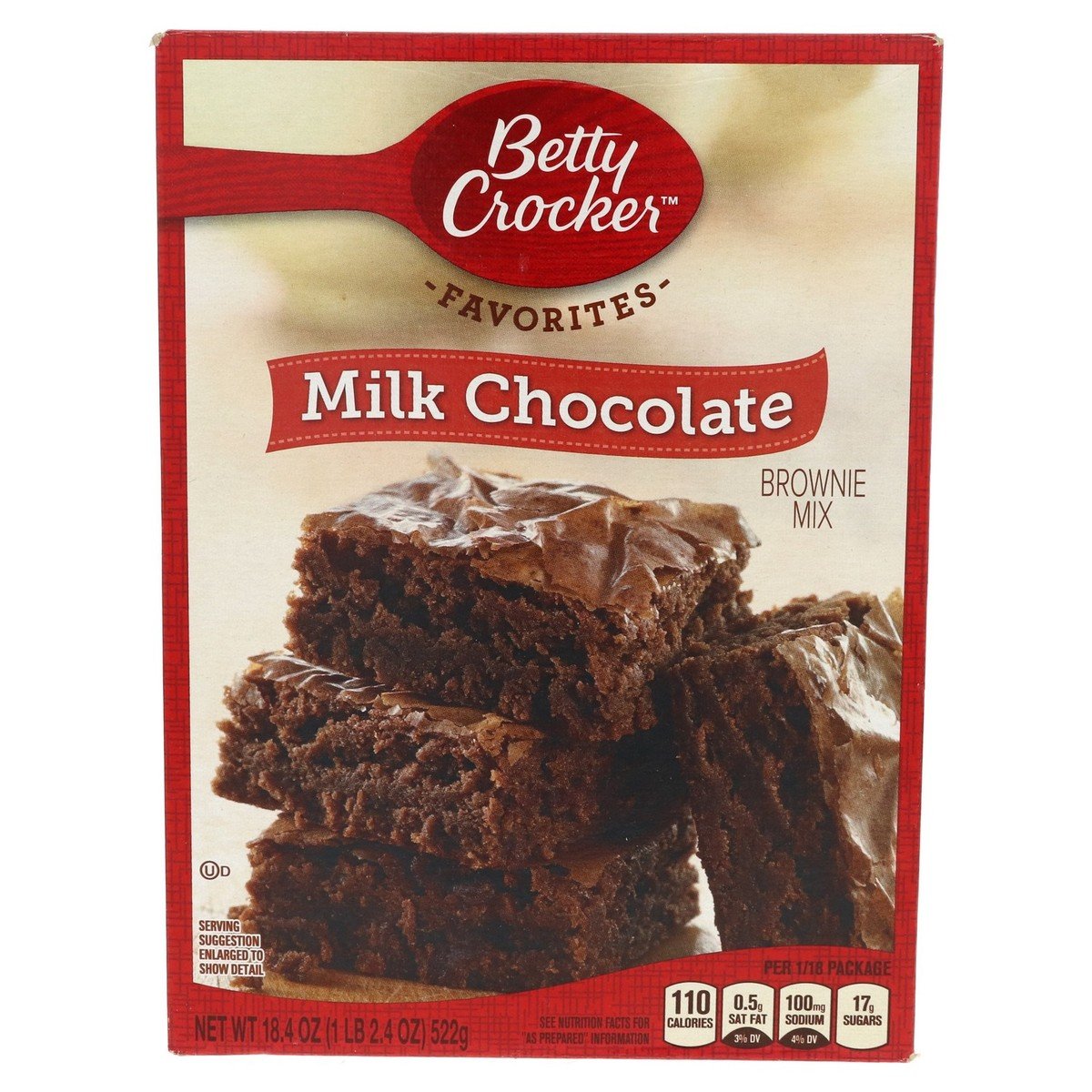 Betty Crocker Milk Chocolate Brownie Mix 522 g