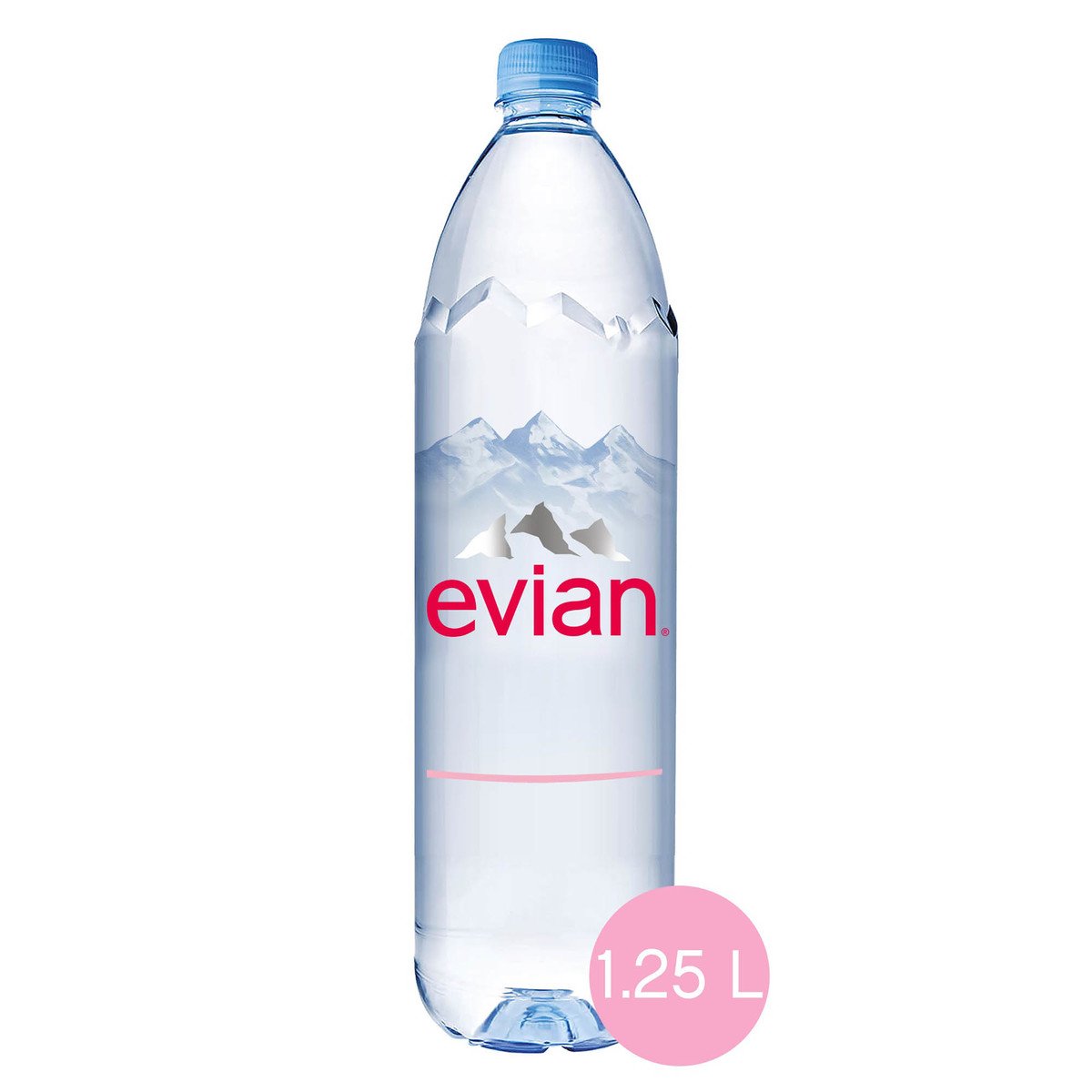 Evian Natural Mineral Water 6 x 1.25 Litres
