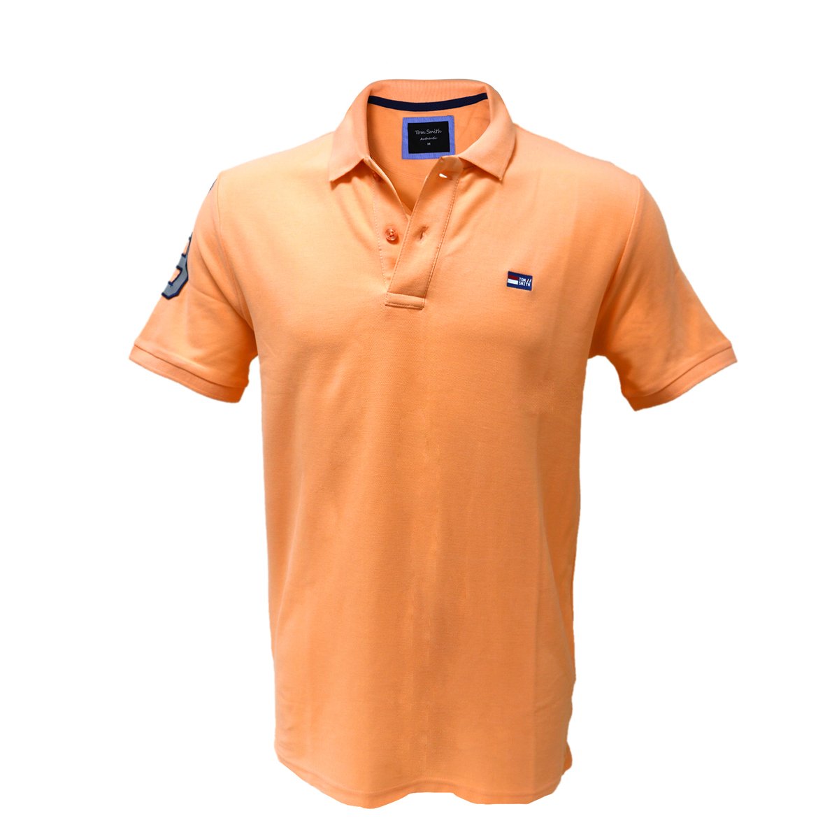 Tom Smith Polo T-Shirt Peach Nectar - M