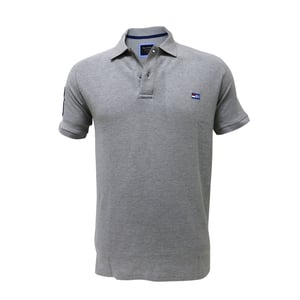 Tom Smith Polo T-Shirt Grey Melage - L