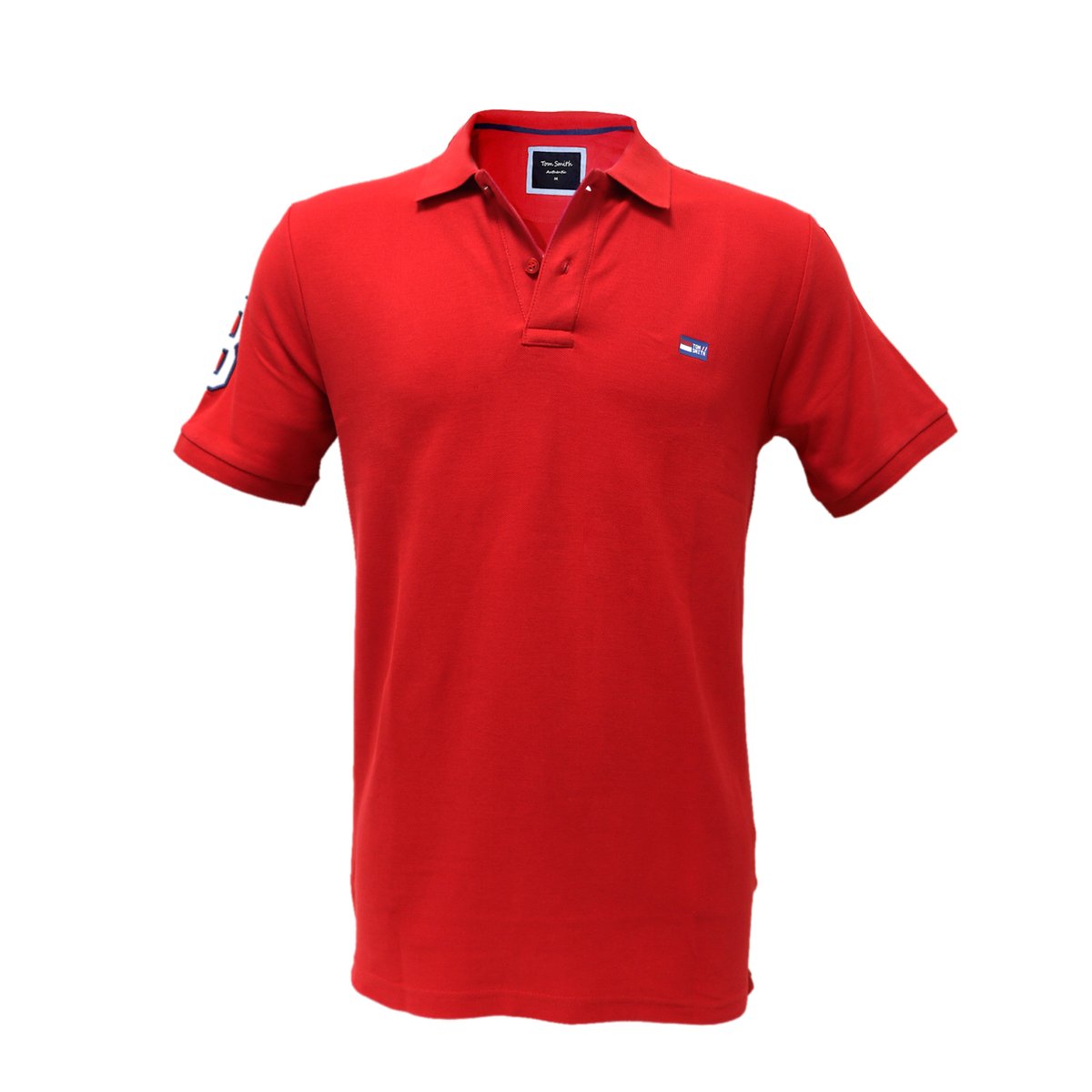 Tom Smith Polo T-Shirt True Red - XL